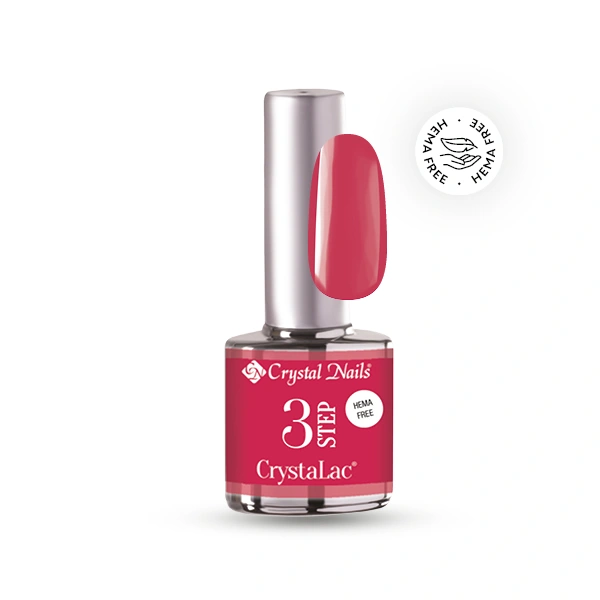 Crystal Nails 3 STEP HEMA Free CrystaLac - HF18 (4ml) - Hibiszkusz Varázs főképe